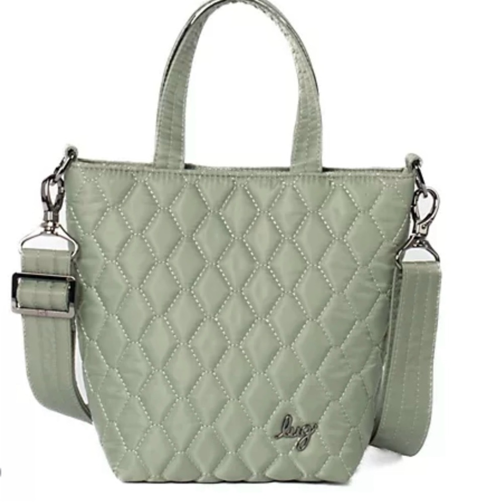 Lug Mini Quilted Crossbody -Tip Toe in “Sage Green”